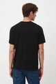 Odzież T-shirt bawełniany męski z nadrukiem RW25-TSM608 czarny