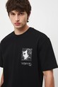 Medicine t-shirt bawełniany czarny RW25-TSM702