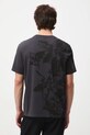 Odzież T-shirt bawełniany męski wzorzysty RW25-TSM712 szary