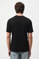 Odzież T-shirt bawełniany męski z nadrukiem RW25-TSM717 czarny