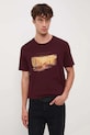 Medicine tricou din bumbac RW25-TSM754 burgundia
