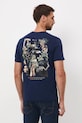 Îmbrăcăminte Medicine tricou din bumbac RW25-TSM903 bleumarin