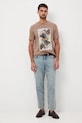 Medicine tricou din bumbac RW25-TSM905 maro RW25