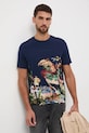 Medicine tricou din bumbac RW25-TSM907 bleumarin RW25