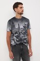 Medicine t-shirt wzorzyste czarny RW25-TSMA14