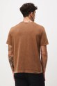 Odzież Medicine t-shirt bawełniany RW25-TSMA18 brązowy
