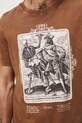 Medicine t-shirt bawełniany RW25-TSMA18 brązowy