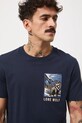 Medicine t-shirt bawełniany granatowy RW25-TSMA32