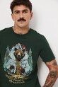 Medicine t-shirt bawełniany zielony RW25-TSMA34