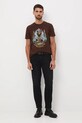 Medicine t-shirt bawełniany RW25-TSMA34 brązowy RW25