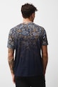 Oblečenie Bavlnené tričko pánske so vzorom RW25-TSMB15 tmavomodrá