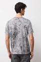 Odzież T-shirt bawełniany męski wzorzysty RW25-TSMC15 szary