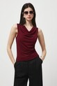 Top damski z modalem RW25-TTD301 bordowy RW25