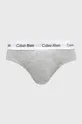 siva Calvin Klein Underwear - Slip gaćice (3-pack) Muški