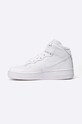 Băieți Nike Kids - Pantofi copii AIR FORCE 1 MID GS 314195.113 alb