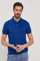 modrá Polo tričko Selected Homme Pánsky