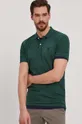 zelená Polo tričko Selected Homme Pánsky