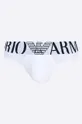 biały Emporio Armani Underwear - Slipy 110814 Męski