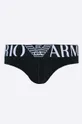 czarny Emporio Armani Underwear - Slipy 110814 Męski