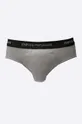 čierna Emporio Armani Underwear - Slipy (2-pak) Pánsky