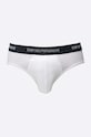 Emporio Armani Underwear - Slip gaćice (2-pack) bez uzorka bijela 111321..