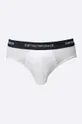 biela Emporio Armani Underwear - Slipy (2-pak) Pánsky