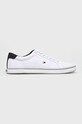 Tommy Hilfiger - Tenisówki H2285ARLOW 1D tekstylny biały FM0FM00596