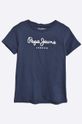 granatowy Pepe Jeans - T-shirt dziecięcy 140-176 cm Chłopięcy