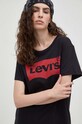 Bavlnené tričko Levi's čierna 17369.0201