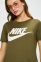 зелений Nike Sportswear - Топ Жіночий