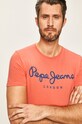 Pepe Jeans - Tricou print roz PM501594