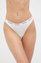 Odzież Calvin Klein Underwear stringi (3-pack) 000QD3587E. fioletowy
