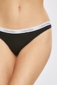Oblečenie Calvin Klein Underwear - Tangá (3-pak) 000QD3587E. čierna