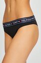 Tommy Hilfiger - Brazilian στρινγκ πλεκτό ύφασμα μαύρο UW0UW00723