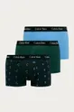 tyrkysová Calvin Klein Underwear - Boxerky (3 pak) Pánsky