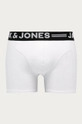 λευκό Jack & Jones - Μποξεράκια (3-pack) Ανδρικά