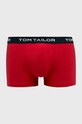 Tom Tailor Denim - Bokserki (3-pack) bokserki dopasowane czerwony 70162.6061