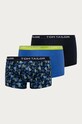Tom Tailor Denim - Bokserki (3-pack) dzianina niebieski 70162.6061