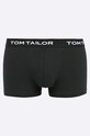 Tom Tailor Denim - Bokserki (3-pack) bokserki dopasowane czarny 70162.6061