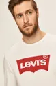 white Levi's longsleeve shirt