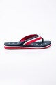 Žabky Tommy Hilfiger TOMMY LOVES NY BEACH SAND textilní námořnická modř FW0FW02370.403