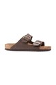 Šľapky Birkenstock Arizona imitácia kože hnedá 51703.D
