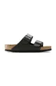 black Birkenstock sliders Arizona Women’s