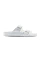 Pantofle Birkenstock Arizona Eva imitace kůže bílá 129443