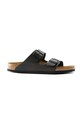 Birkenstock klapki Arizona imitacja skóry licowej czarny 51793.D.