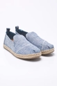 Toms - Espadrilky Slub Chambraz modrá