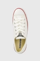 white Converse plimsolls