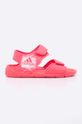 sýto ružová adidas Performance - Detské sandále BA7849 Dievčenský