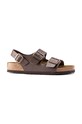 Birkenstock sandale Milano sintetic maro 34701.M