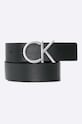 Calvin Klein Jeans - Ζώνη skórzany υφασμάτινο μαύρο K60K602141